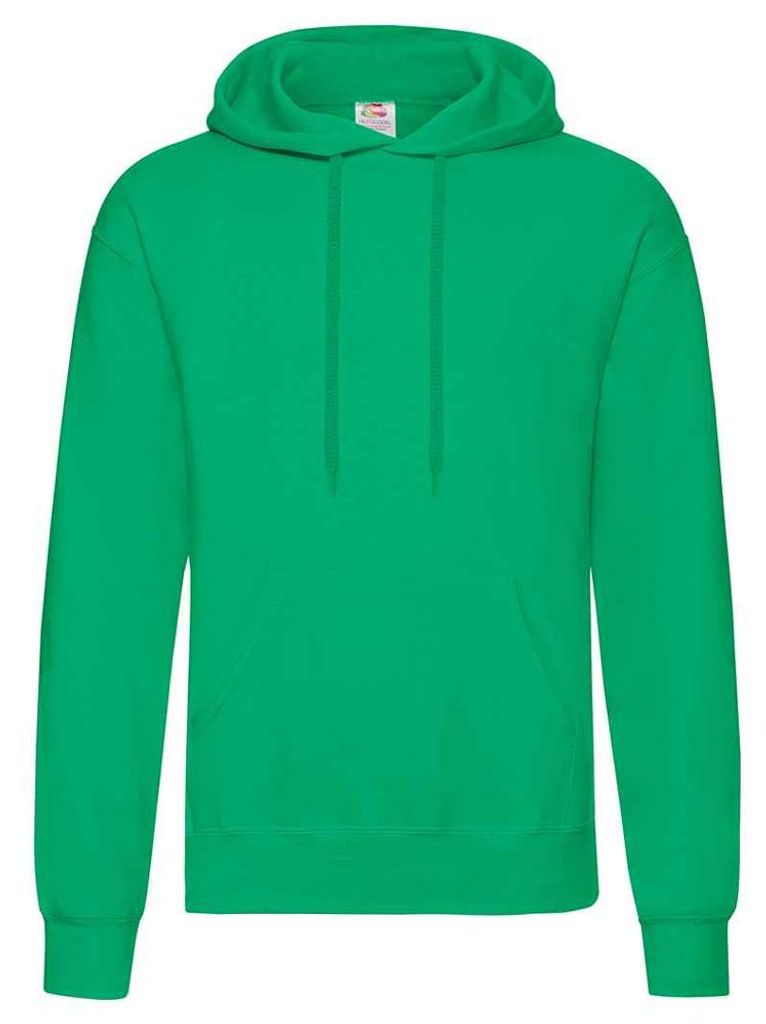 Fruit of the Loom - "Classic" Kapuzenpullover für Herren/Damen Uni LT1661 (XL) (Irisches Grün)
