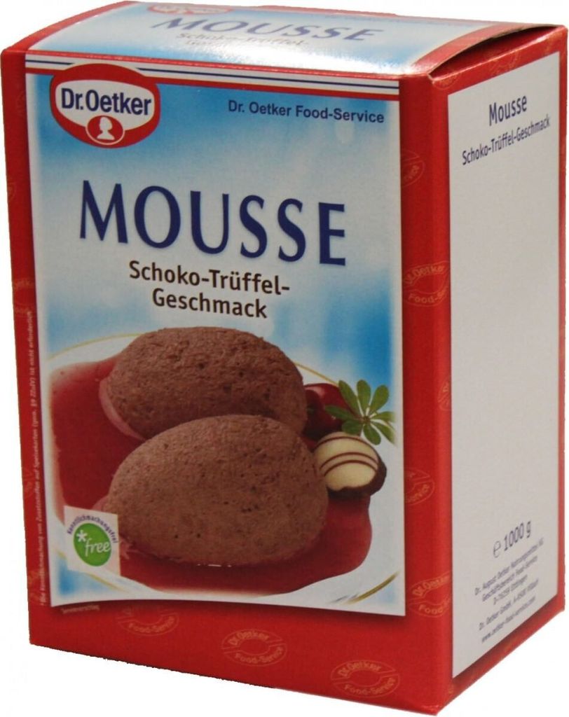Dr. Oetker Mousse Schokotrüffel-Geschmack, 1er Pack (1 x 1000 g)