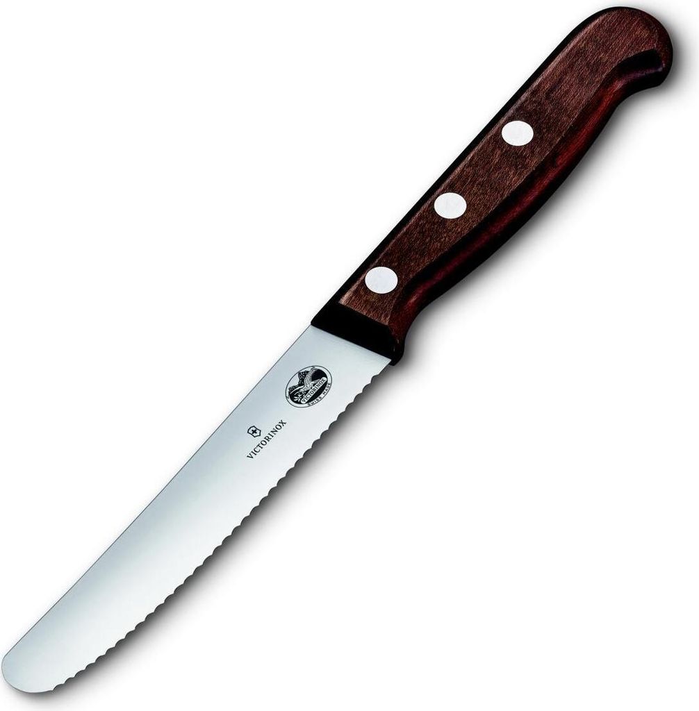 Victorinox Coltello per pomodori 11 cm con manico in legno Immagine del prodotto 