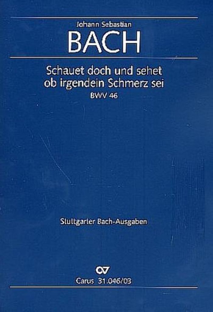 Kantate Nr.46 d-Moll, Klavierauszug