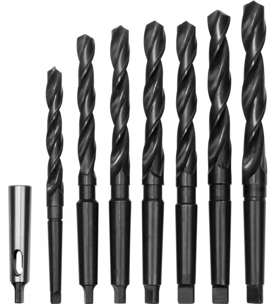 Coffret de forets à queue cône morse MK2 diamètres 14 à 20 mm HSS - 2