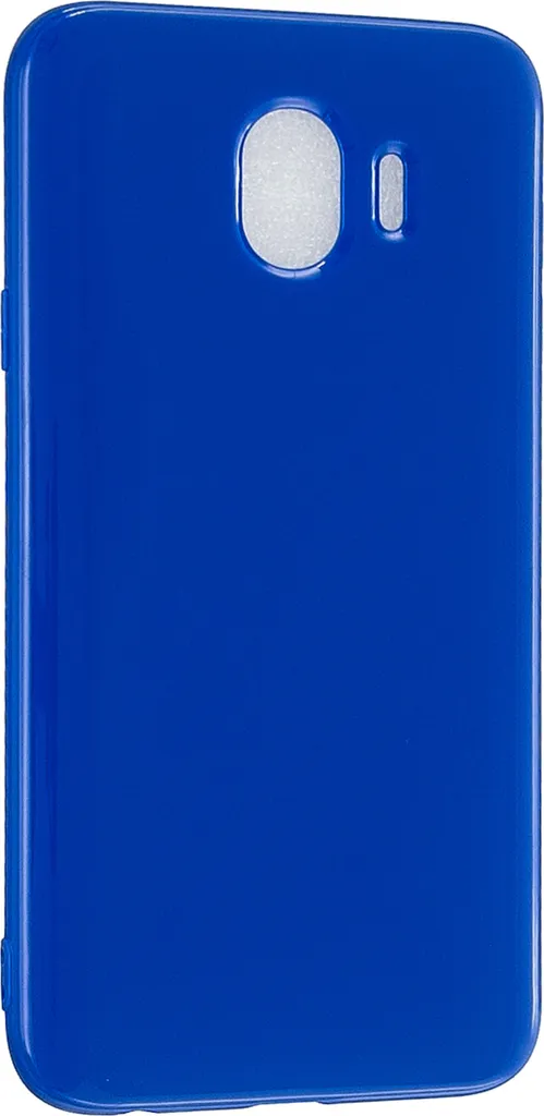 Cover Protettiva Samsung J4 2018 Plus Core Blu Navy Guscio Morbido