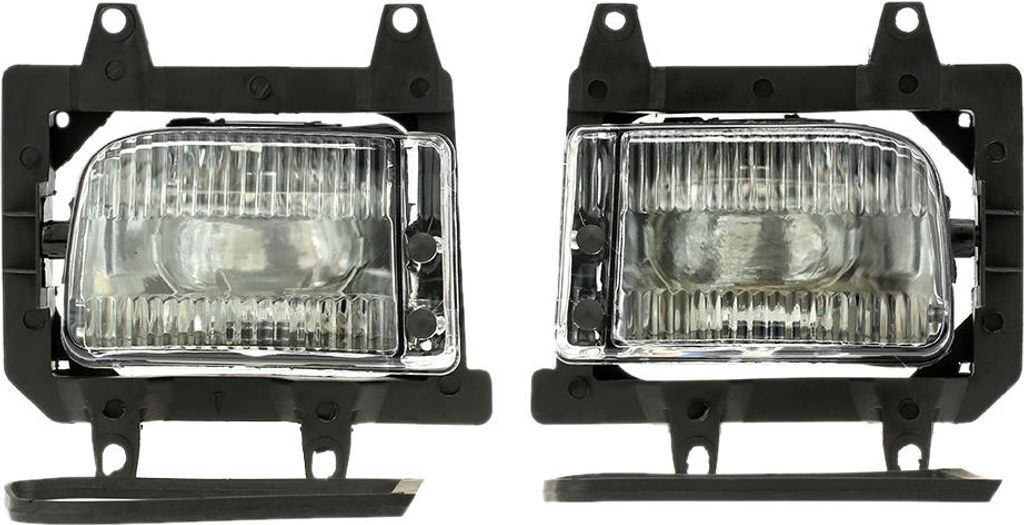 Paar transparente Kunststofflinsen-Sets für linke und rechte vordere Nebelscheinwerfer für BMW E30 3er 1985–1993