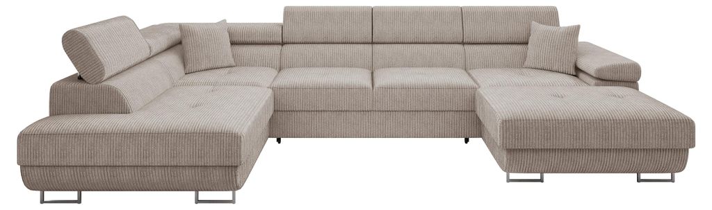 MIRJAN24 Wohnlandschaft Torezio Bis Cord, Stilvoll Eckcouch Produktbild 