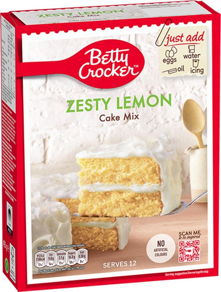Betty Crocker Zesty Lemon Cake Mix 425g
