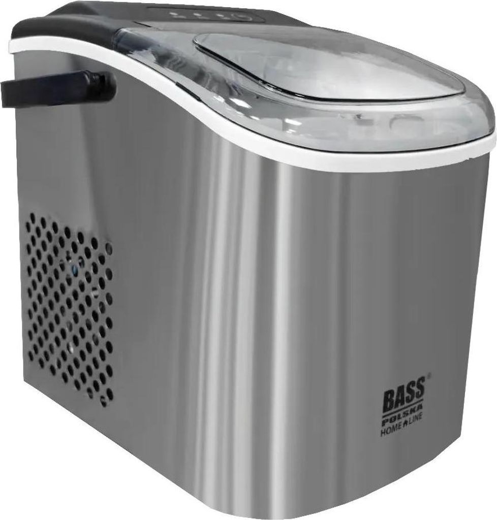 Eiswürfelbereiter 12 kg/24 h – silberfarben Produktbild 