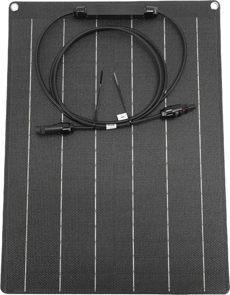 Panneau solaire flexible 30W pour charger une batterie 12V de van