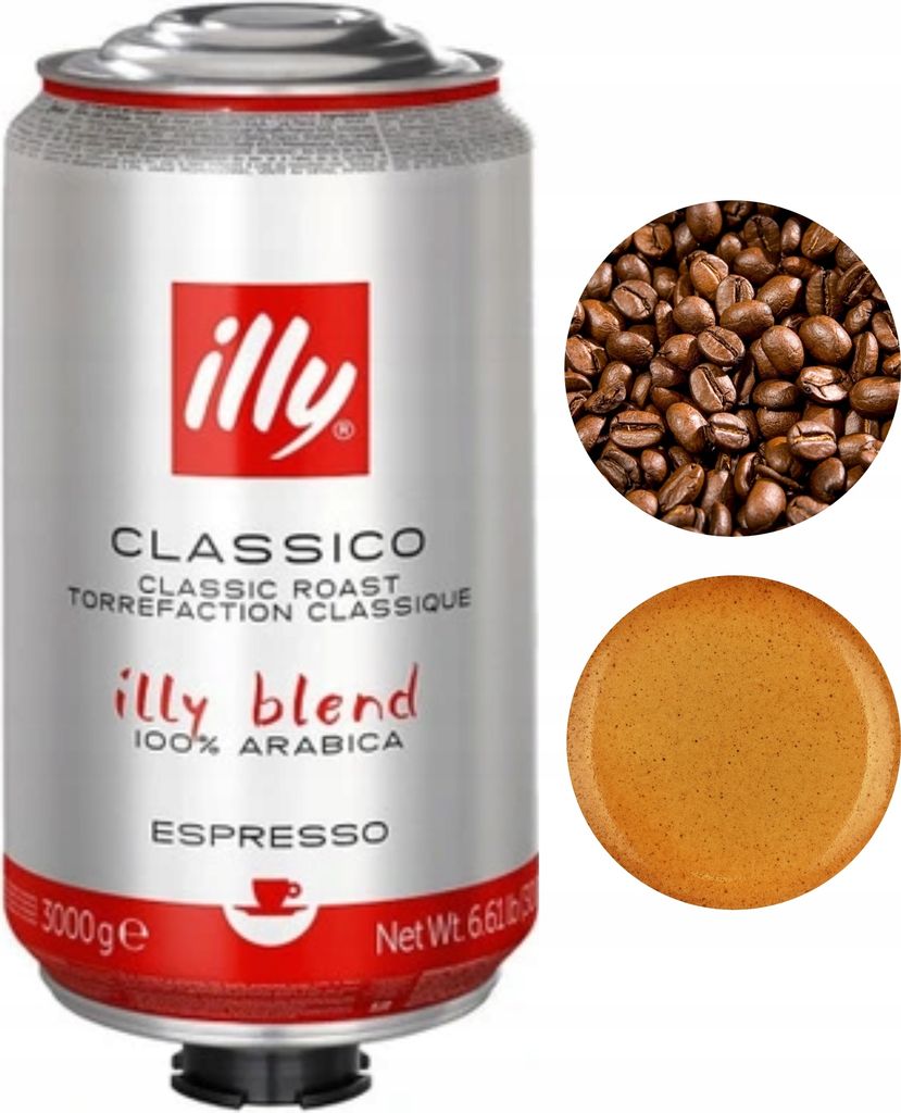 Zrnková káva Illy Classico Espresso Arabica, 3 kg Obrázek produktu 