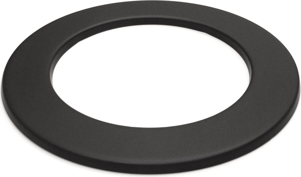 Raik Basic Wandrosette 130mm schwarz 5cm für Rauchrohr / Ofenrohr