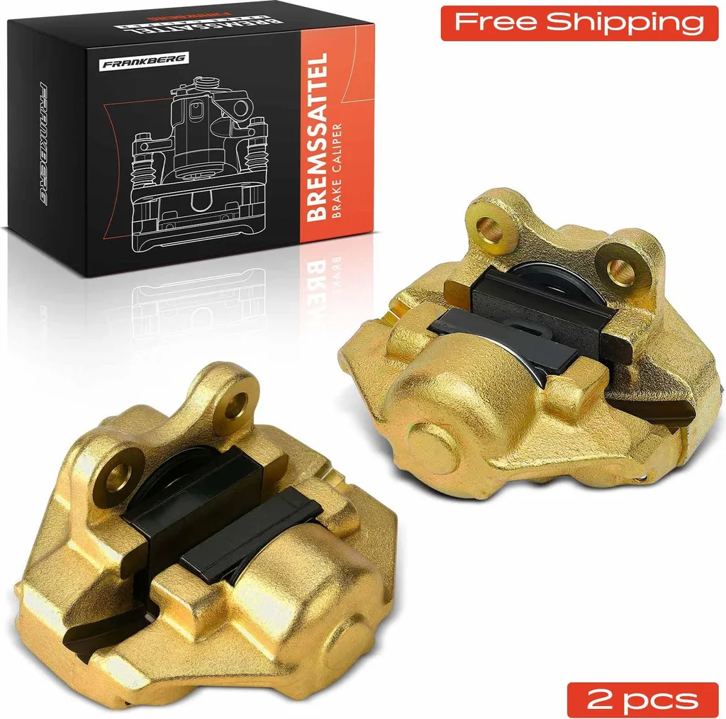 Étrier de Frein Avant en Fonte pour VW 1600 Variant et Karmann Ghia 2x