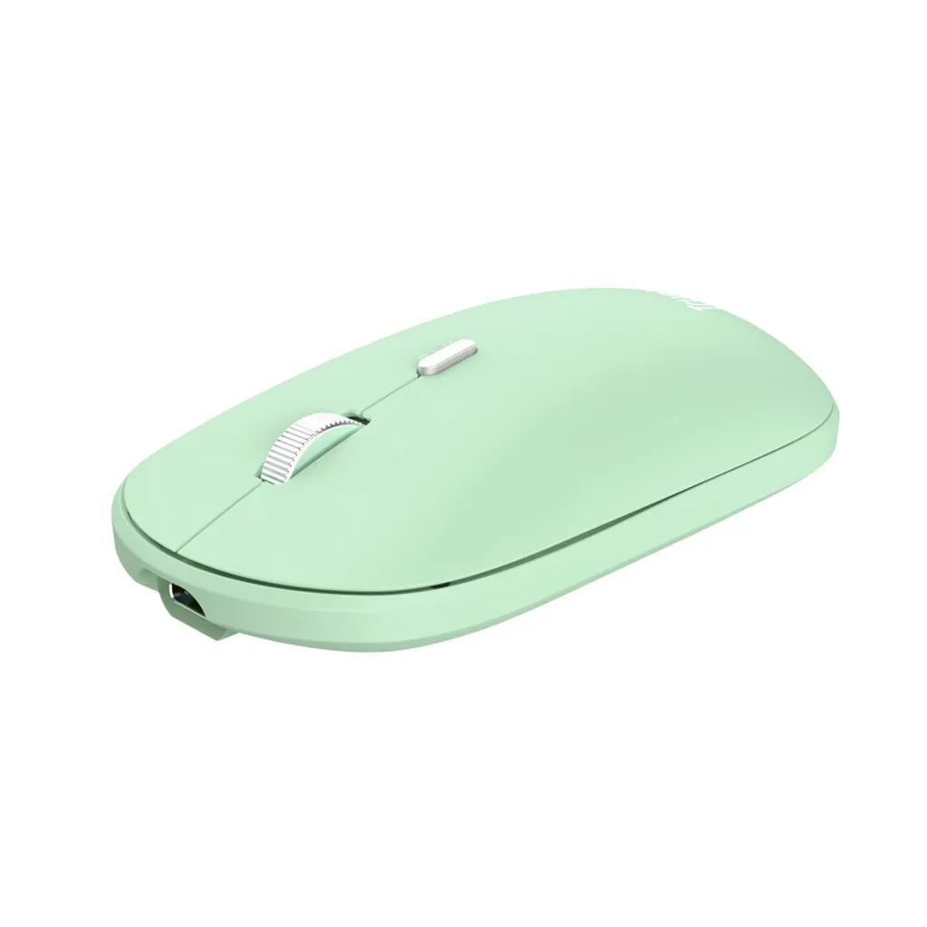 Pack Clavier et Souris Sans Fil Trust Lyra Mini Vert Multidispositif