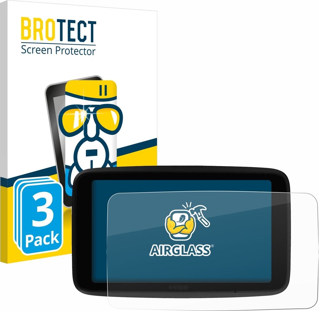 3x BROTECT Schutzglas für TomTom GO Superior 6" Schutzfolie Produktbild 