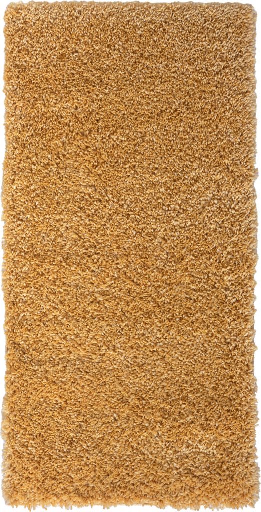 MY-RUG Teppich, Hochflorteppich Shaggy Star, 140x70, gelb , leicht glänzend, extra flauschig, Rechteckig