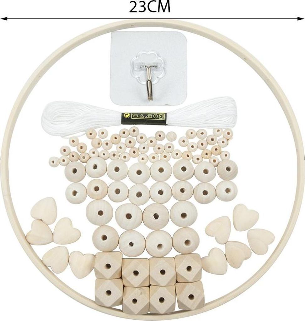 DIY Holz-Windspiel-Bettglocken-Set, handgefertigtes Baby-Mobile aus Holz für Kinder, Mädchen oder Jungen