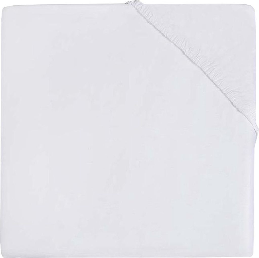 Jollein Spannbettlaken Baumwolle 70 x 140 cm Weiß Produktbild 