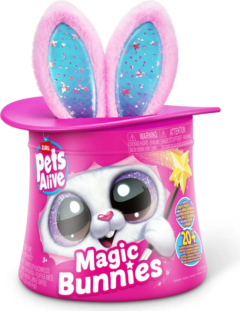 Zuru Pets Alive Magic Bunny 9549, le Lapin Interactif Surprise Magique