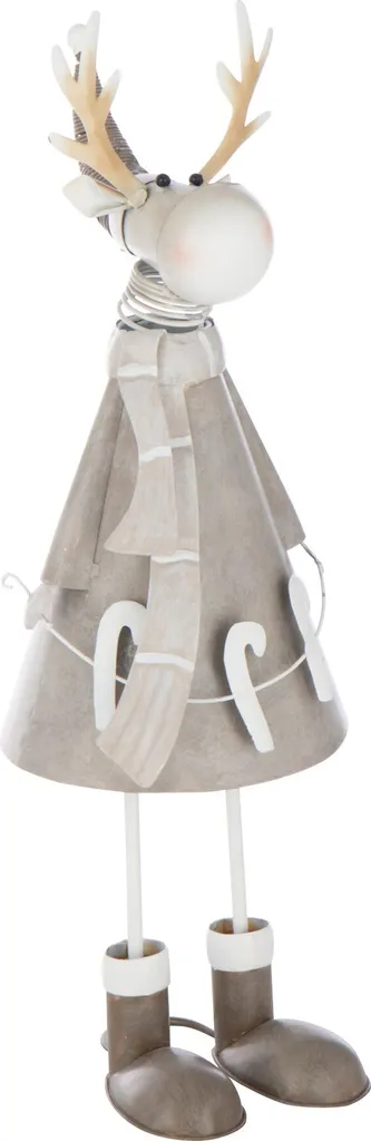 Objet Déco Canne à Sucre en Métal Greige J-Line Rennes Petit Modèle