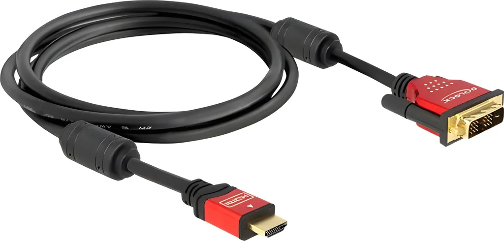 Cavo Monitor Delock 84342 HDMI a DVI 2m - Efficienza per l'Ufficio