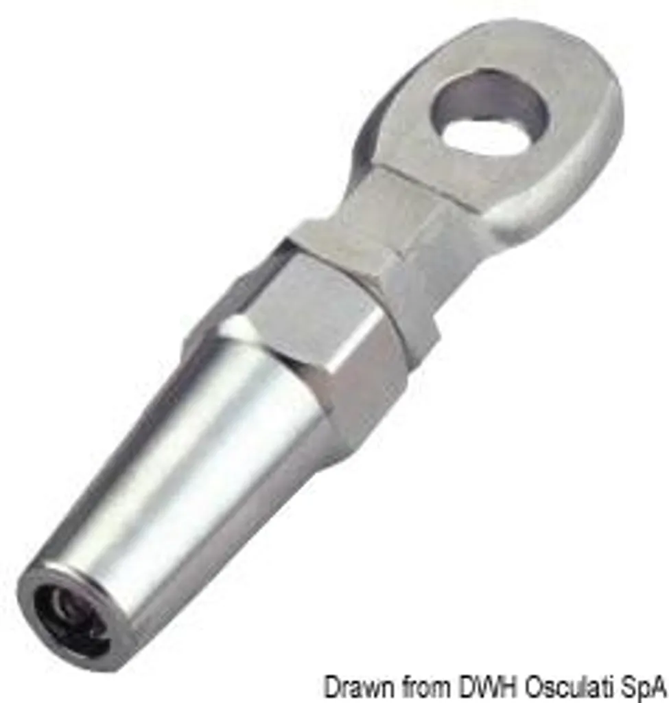 Terminal à œil inox Ø 10 mm - Fixation câble robuste 1 pièce haute qualité