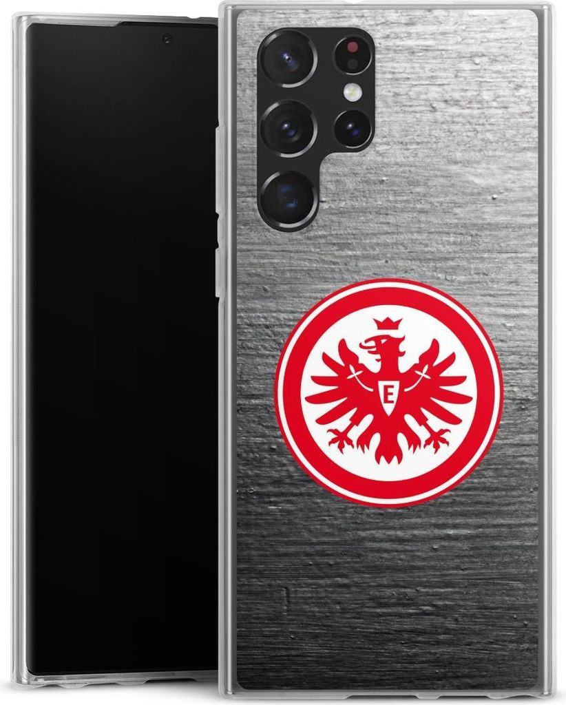DeinDesign Handyhülle für Samsung Galaxy S22 Ultra Silikon Hülle Case Smartphone Schutzhülle Eintracht Frankfurt Logo SGE