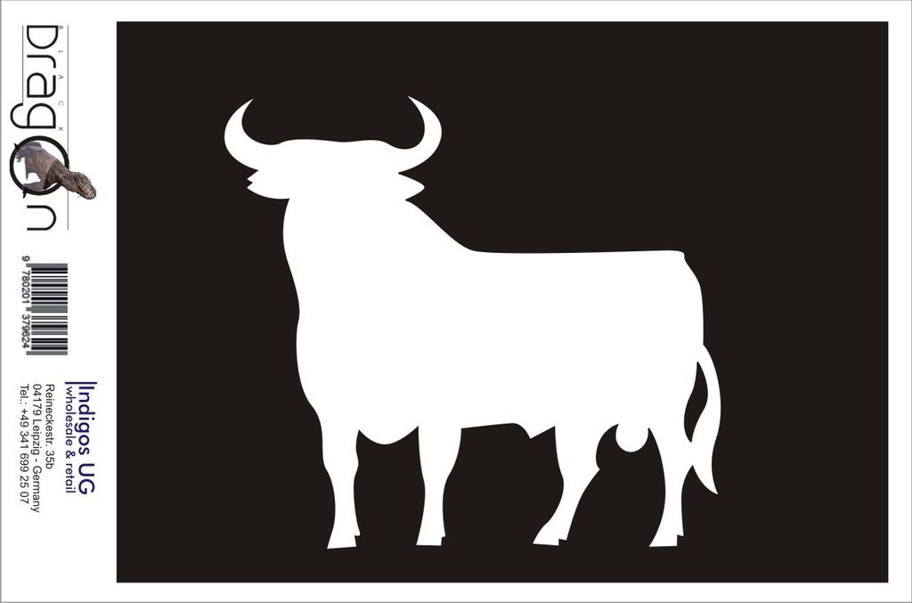 Aufkleber / Autoaufkleber - JDM / Die cut / Auto / OEM - Spanien - 120X110 mm pink - Heckscheibe / Heckscheibenaufkleber