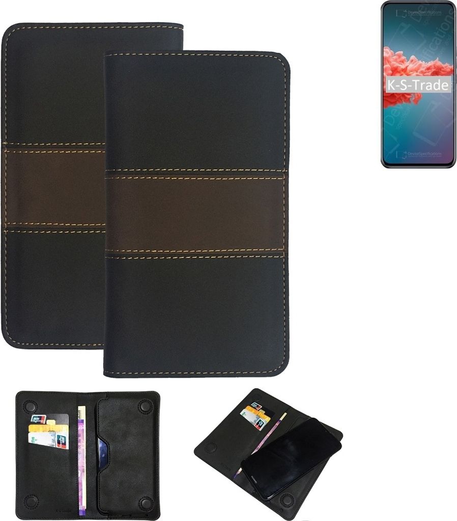 K-S-Trade Hülle Handyhülle kompatibel mit Xiaomi Redmi Note 9 5G Schutzhülle Walletcase Bookstyle Tasche Schutz Case Handytasche Wallet Cover