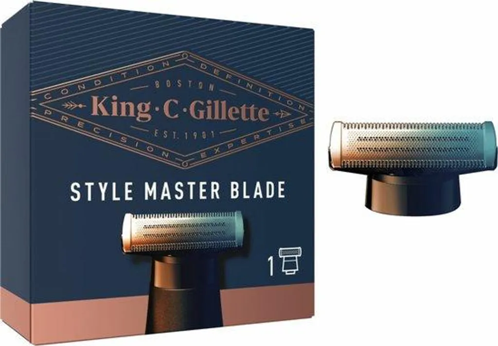 Rasage et tonte précise avec les lames King C. Gillette Style Master - 2