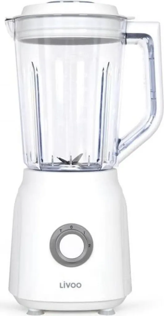 Blender Livoo DOP242W Inox Blanc 1.5L 600W - Mixeur performant de cuisine