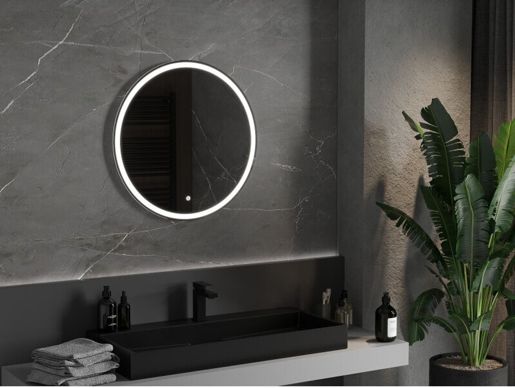 Mexen Gobi podsvícené koupelnové zrcadlo 70 x 70 cm, LED Obrázek produktu 2