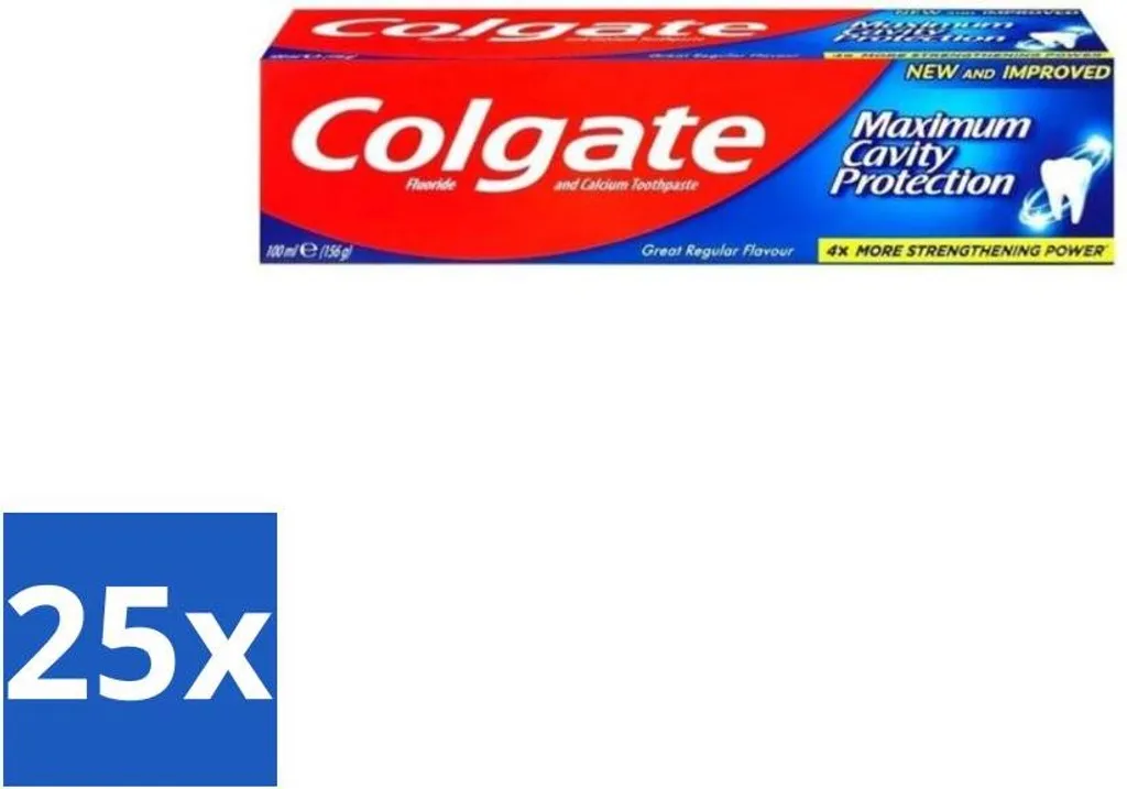 Colgate Massima Protezione Carie 100ml x25 - Offerta Scorta Famiglia