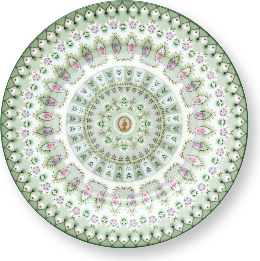 PIP STUDIO Lily&Lotus Moon Delight Light Green Brotteller 17cm
