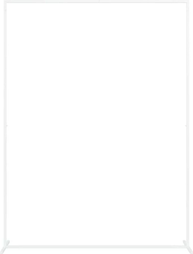 vidaXL Svadobný oblúk Biely 150 x 49,5 x 200 cm Oceľ Obrázok produktu 