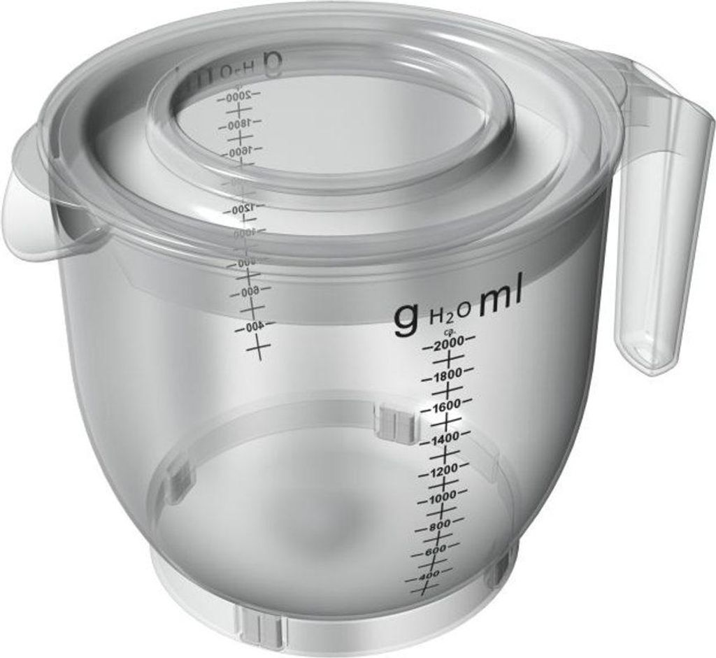 2,0 l Rührschüssel-1365 mit Ausgießer, Deckel, Kunststoff Produktbild 