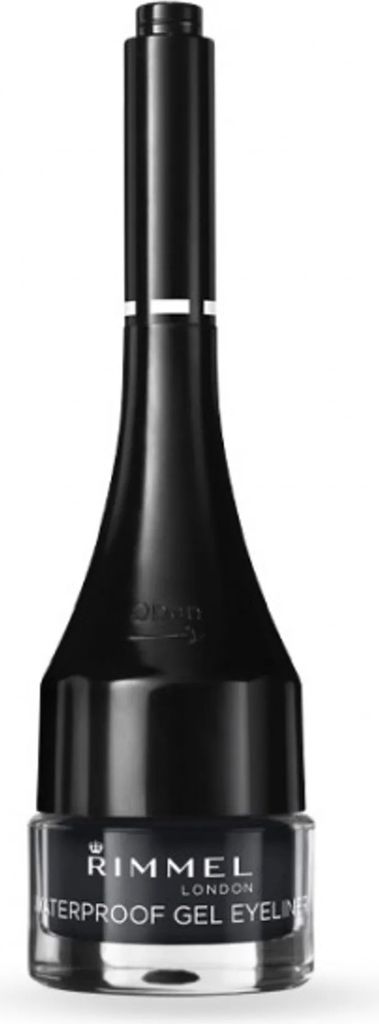 3 x Rimmel Waterproof Gel Eyeliner Black 001, 2g