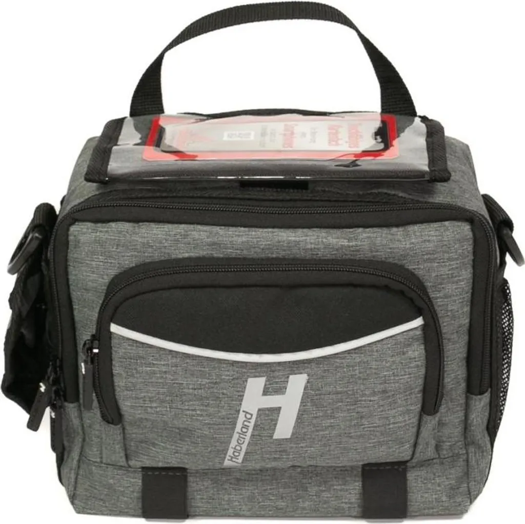 Sacoche vélo 6l Haberland Bottle gris avec porte-bouteille KLICKfix