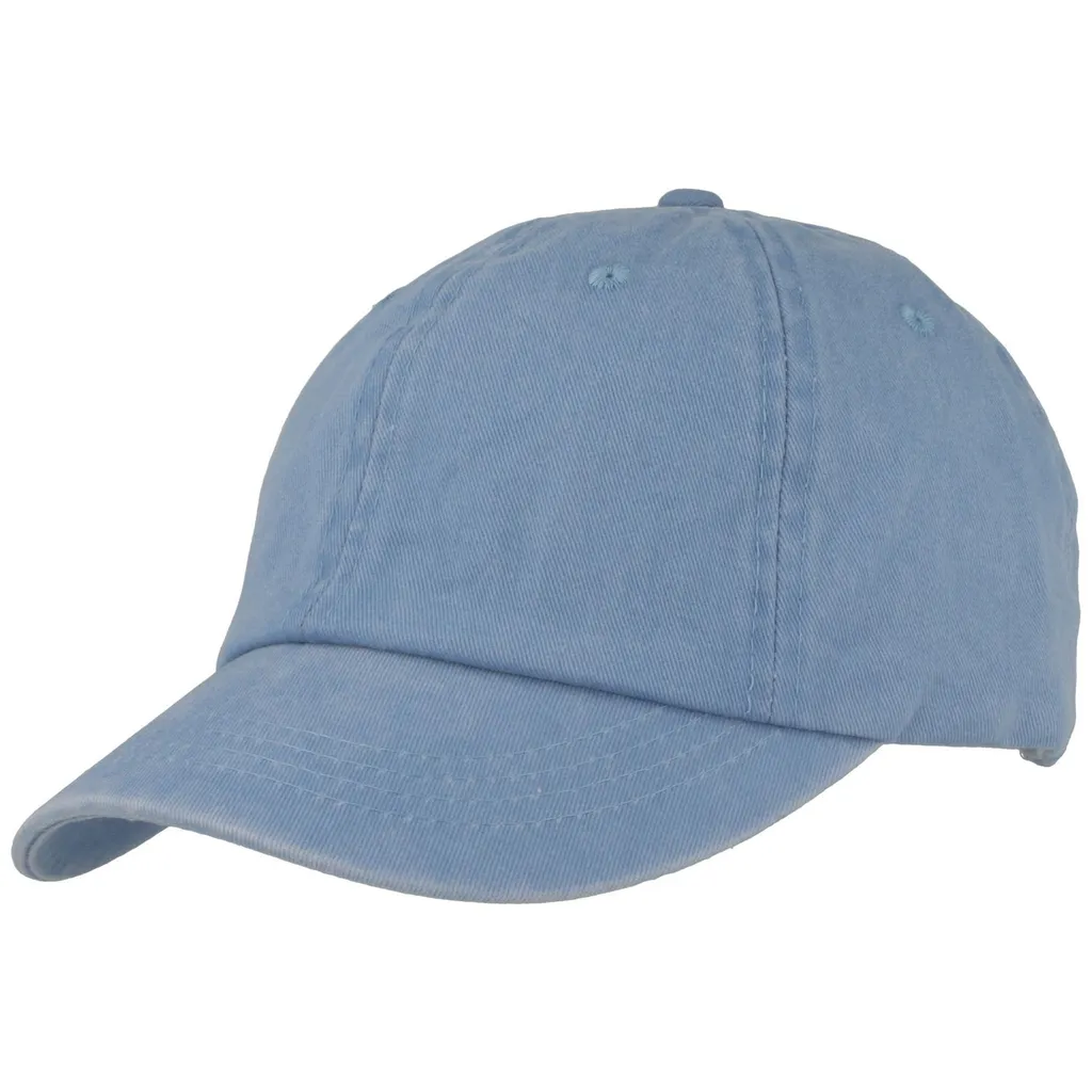 Cappello da baseball Fiebig in look lavato con visiera corta