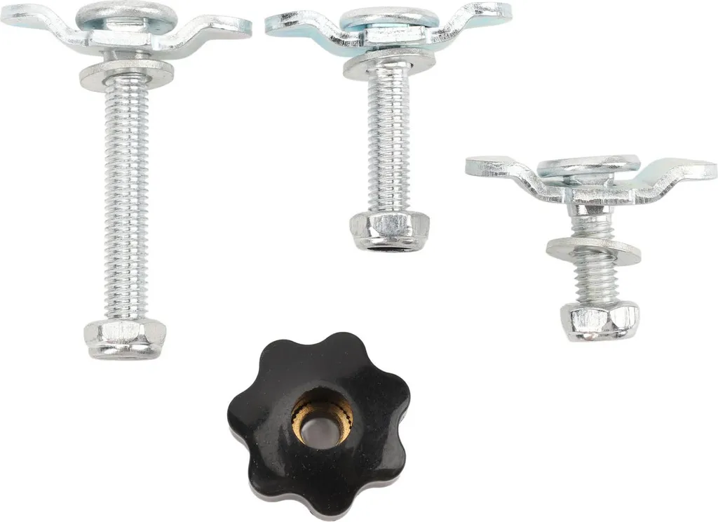 Embout terminal rail aéro filetage simple avec vis de base rotative 360°