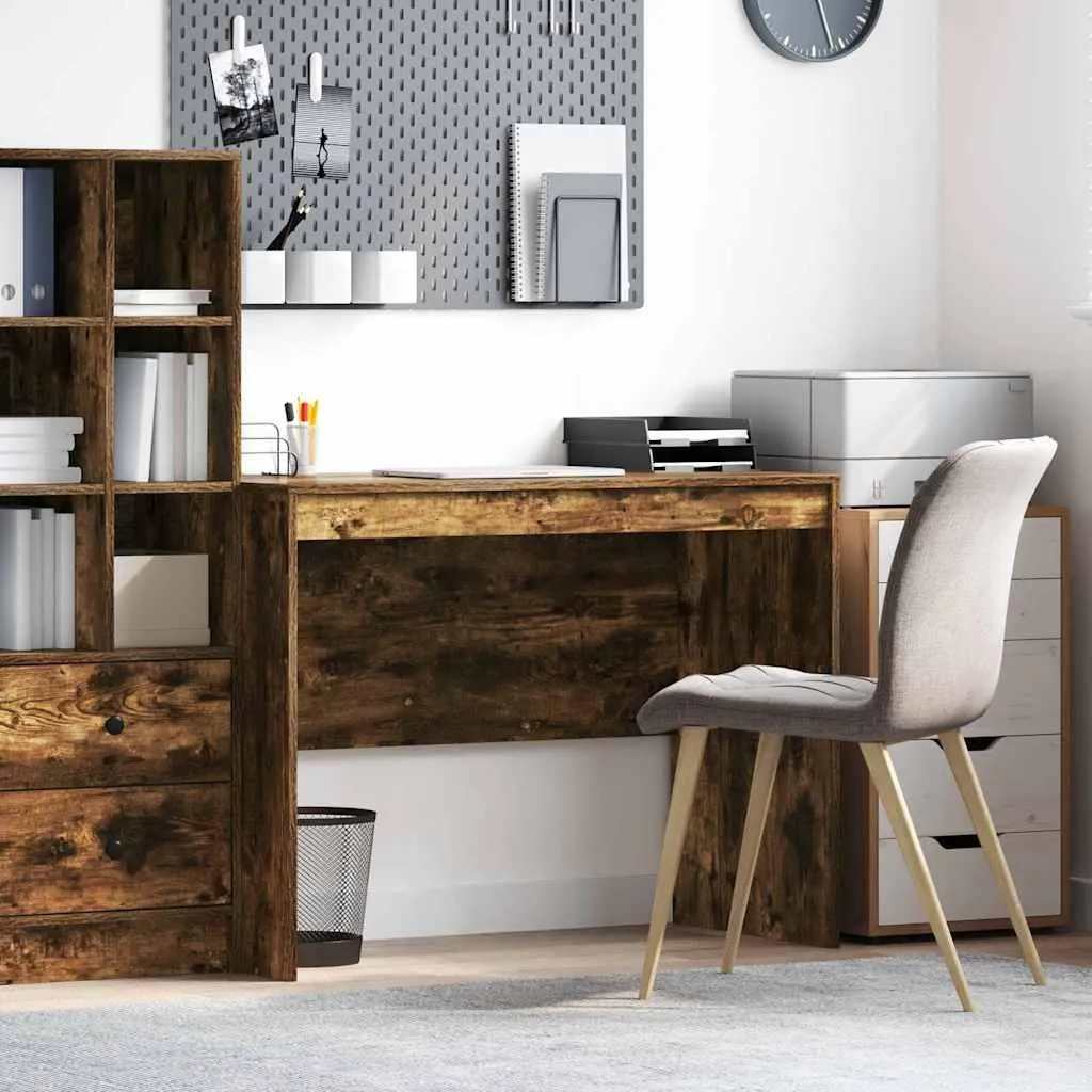 Scrivania Moderna Maison Exclusive 100 cm Rovere Affumicato per Casa