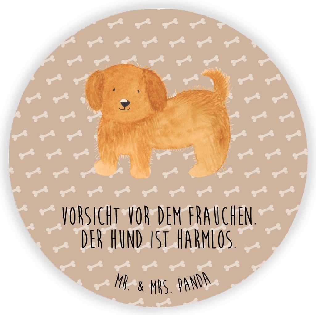 Mr. & Mrs. Panda magnet Hund Flauschig - Hundeglück - Geschenk, Niedlich, zettelhalter, holzmagnet, pinnwand, Witzig, für kühlschrank, Sprüche,...