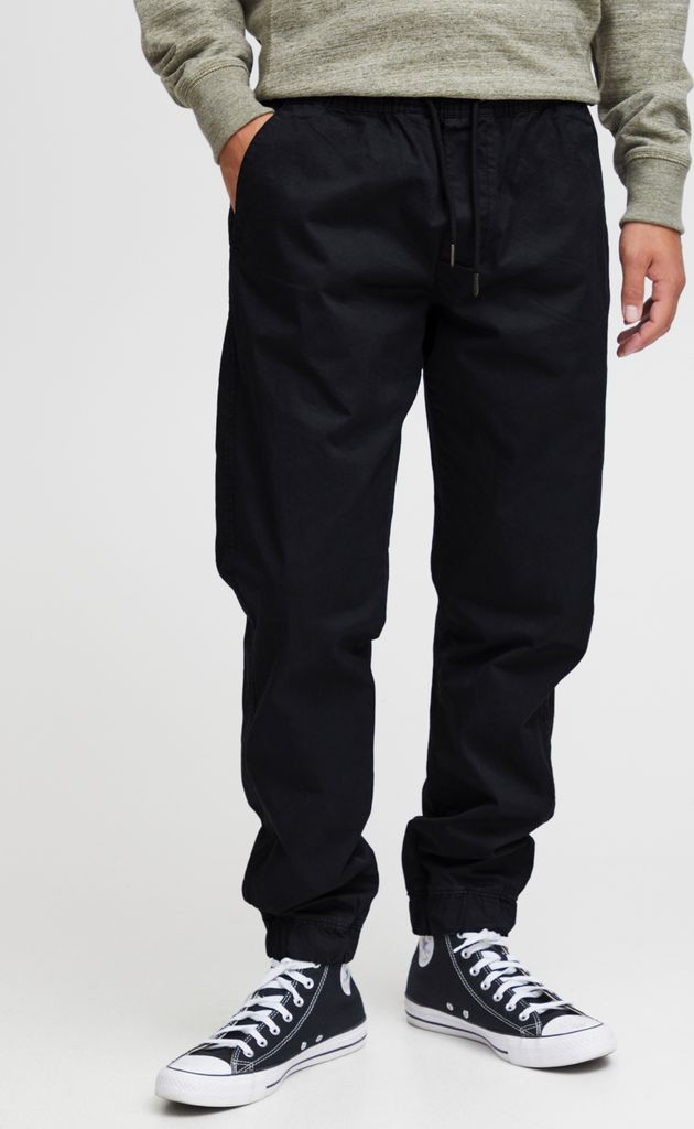 Blend BHBHNIMBU Pants Pants Herren Chino Hose Stoffhose Regular Fit, Größe:S, Farbe:Black (194007)
