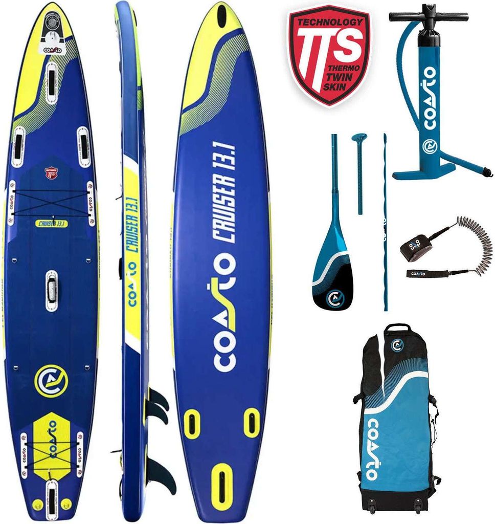 SUP Coasto Cruiser 13'1" Aufblasbares Brett Stand Up Paddle