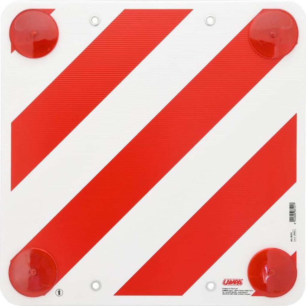 Výstražná cedule 50 x 50cm (plastová) Obrázek produktu 