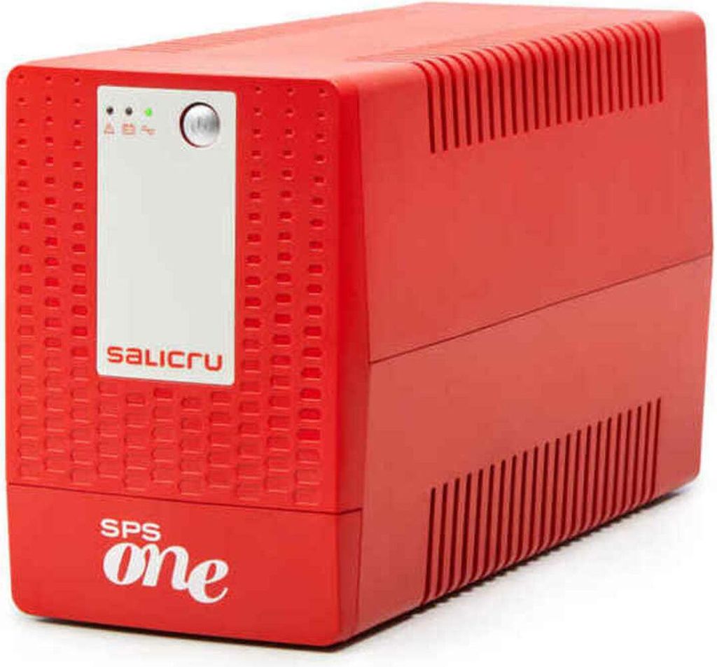 Salicru SPS 1100 ONE IEC. USV-Topologie: Line-Interaktiv, Ausgangskapazität: 1,1 kVA, Ausgangsleistung: 600 W. AC-Steckertypen: C13-Koppler, Anzah...