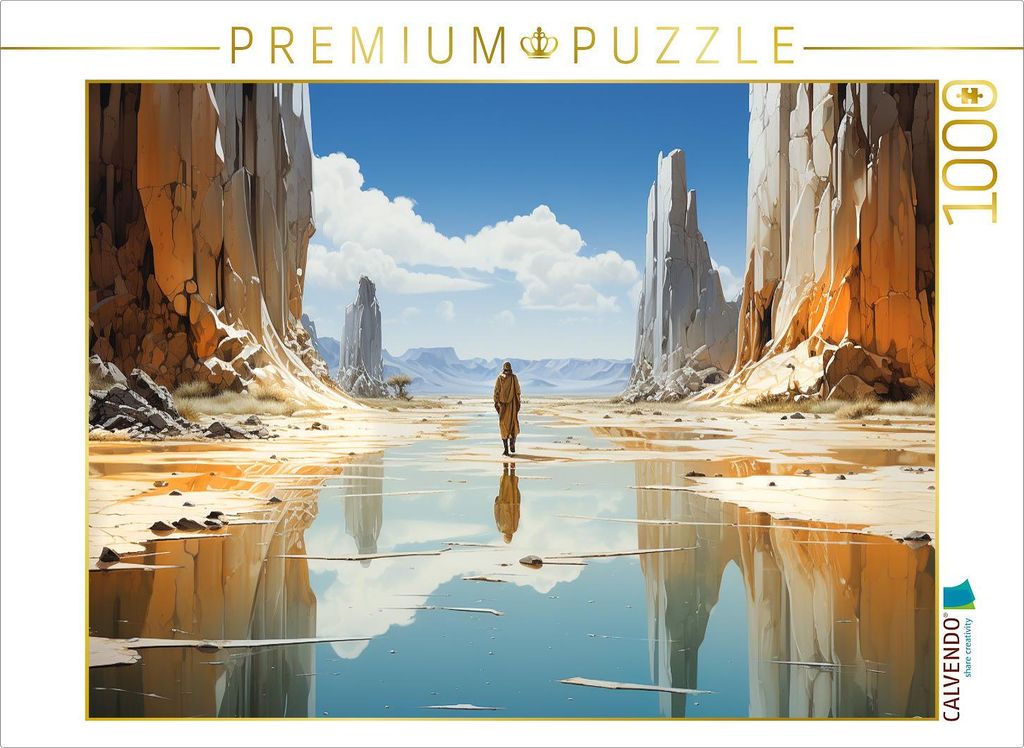 CALVENDO Puzzle Auf seinem Weg | 1000 Teile Lege-Größe Produktbild 