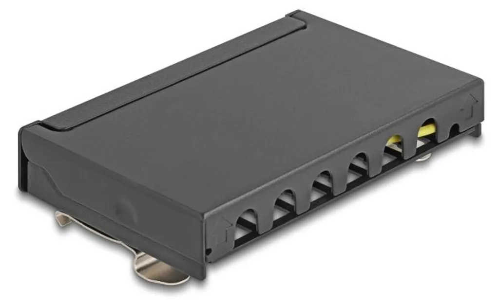 Mini Patchpanel 6 ports Cat.6A 10Gbps - Blindage intégral et boîtier métal - 5