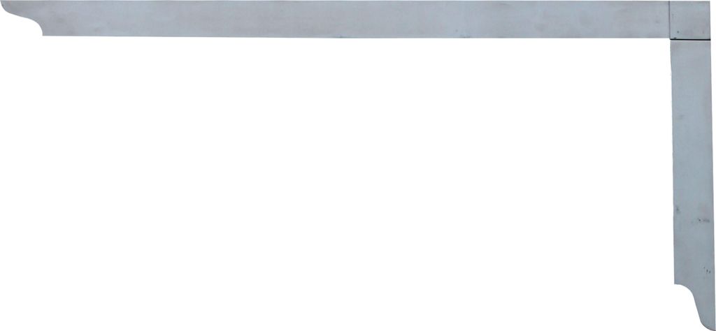 hedue Zimmermannswinkel ZP - Punktgeschweißter Zimmererwinkel aus Edelstahl, 600 mm