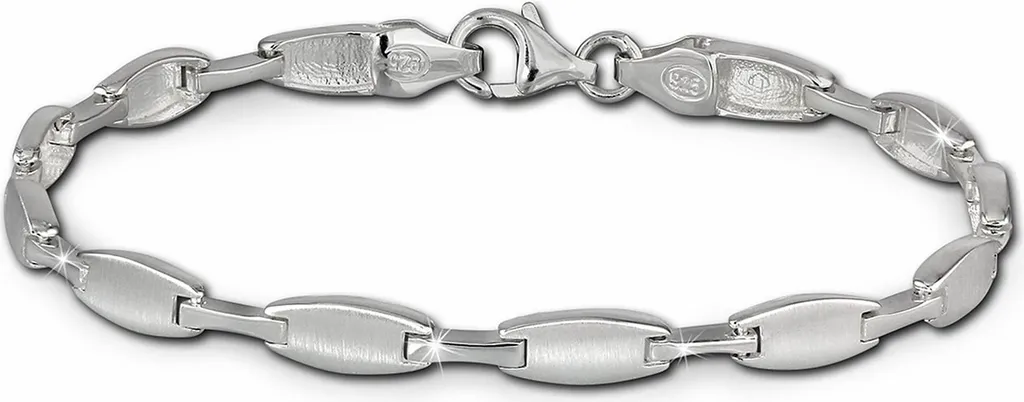Bracelet argent 925 résistant et mat SilverDream 19cm sans allergie