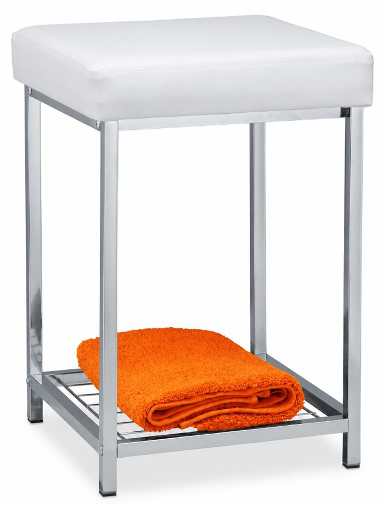 relaxdays 10024633_49 relaxdays   Hocker weiß Obrázok produktu 