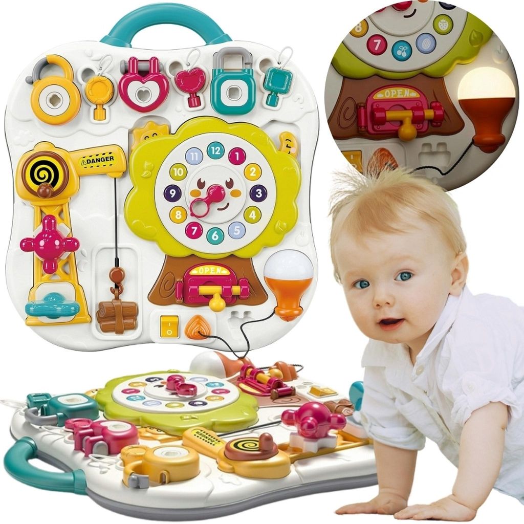 Woopie Montessori Manipulative Sensory Interactive Board für Kleinkinder