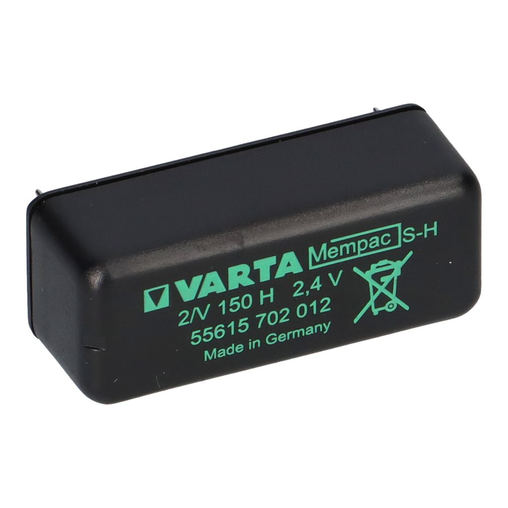 Varta Mempac 2/V150H 2.4V / 150mAh Print 2/2 ++/-- VKB Image du produit 
